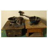 Old coffee grinders Old coffee grinders