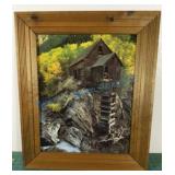 Framed Crystal mill Framed Crystal mill