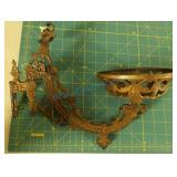Bradley and Hubbard cast iron lamp bracket Bradley and Hubbard cast iron lamp bracket