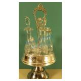Silver plated cruet set Silver plated cruet set
