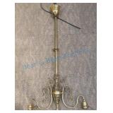 Hanging brass light fixture Hanging brass light fixture