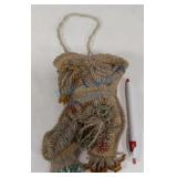Beaded and padded purse Beaded and padded purse