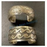 Navajo silver cuff bracelet Navajo silver cuff bracelet