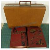1942 to 1948 teacher extension books and briefcase 1942 to 1948 teacher extension books and briefcase