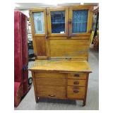 Oak helmers ktchen cabinet with flour sifter Oak helmers ktchen cabinet with flour sifter