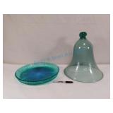 Cloche with dish Cloche with dish