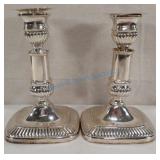 Weighted silver candlesticks Weighted silver candlesticks