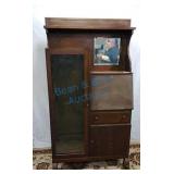original finish oak drop front secretary original finish oak drop front secretary
