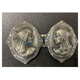 Repoussé buckle Repoussé buckle