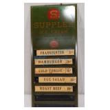 Supplee ice cream menu board Supplee ice cream menu board