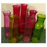 Colored vases Colored vases