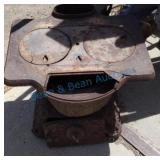 Iron stove no legs Iron stove no legs