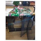 Fireplace screens Christmas and log Fireplace screens Christmas and log