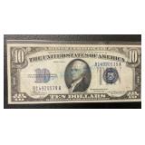 1934 A $10 silver certificate 1934 A $10 silver certificate