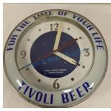 Tivoli beer clock as found Tivoli beer clock as found