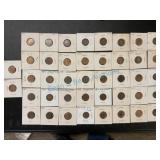 Group of 42 Indian head pennies as photographed Group of 42 Indian head pennies as photographed