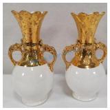 Vases with 24k gold Vases with 24k gold
