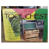 Oak 10 drawer tool chest NIB Oak 10 drawer tool chest NIB