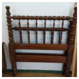Twin bed with rails Twin bed with rails