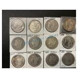 Morgan silver dollars as photographed Morgan silver dollars as photographed