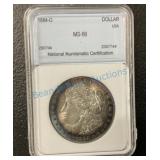 1984 O Morgan silver dollar MS 66 1984 O Morgan silver dollar MS 66