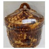 Bennington spongeware salt Bennington spongeware salt