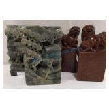 Asian style bookends Asian style bookends