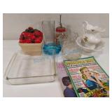 Vintage kitchen items pitter, strawberry container Vintage kitchen items pitter, strawberry container