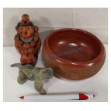 Fetish, bowl, figurine Fetish, bowl, figurine