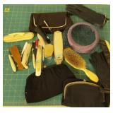 Clutches, beauty brushes, manicure tools Clutches, beauty brushes, manicure tools