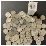 Group of 200+ buffalo nickels Group of 200+ buffalo nickels