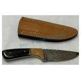 Custom damascus fixed blade hunting knife Custom damascus fixed blade hunting knife