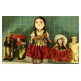 Mexican and native American dolls Mexican and native American dolls