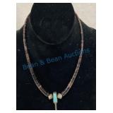 Sterling and turquoise necklace Sterling and turquoise necklace
