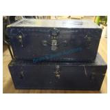 Two empty trunks Two empty trunks
