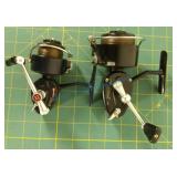 Two fishing reels Two fishing reels
