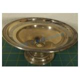 Weighted silver compote Weighted silver compote