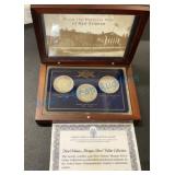 New Orleans Morgan silver dollar box set New Orleans Morgan silver dollar box set