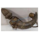 Early decorative powderhorn Early decorative powderhorn