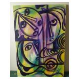 Modern art 'faces' Modern art 'faces'