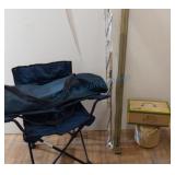 Wright & McGill rod , bait canteens, camp chairs Wright & McGill rod , bait canteens, camp chairs