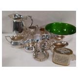 Silver plate pieces Silver plate pieces