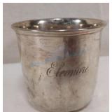 Sterling silver mug Sterling silver mug