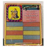 Vintage punch board Vintage punch board