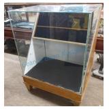 antique oak Kwiksale display case antique oak Kwiksale display case