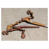 Two boomer chain tie downs Two boomer chain tie downs