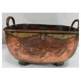 Chinese metal pot with feet Chinese metal pot with feet