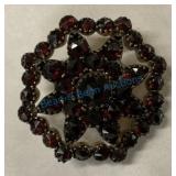 Antique garnet brooch Antique garnet brooch