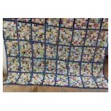 Full size yo-yo quilt top Full size yo-yo quilt top