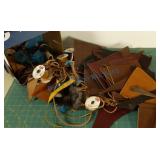 Leather scraps for crafting Leather scraps for crafting